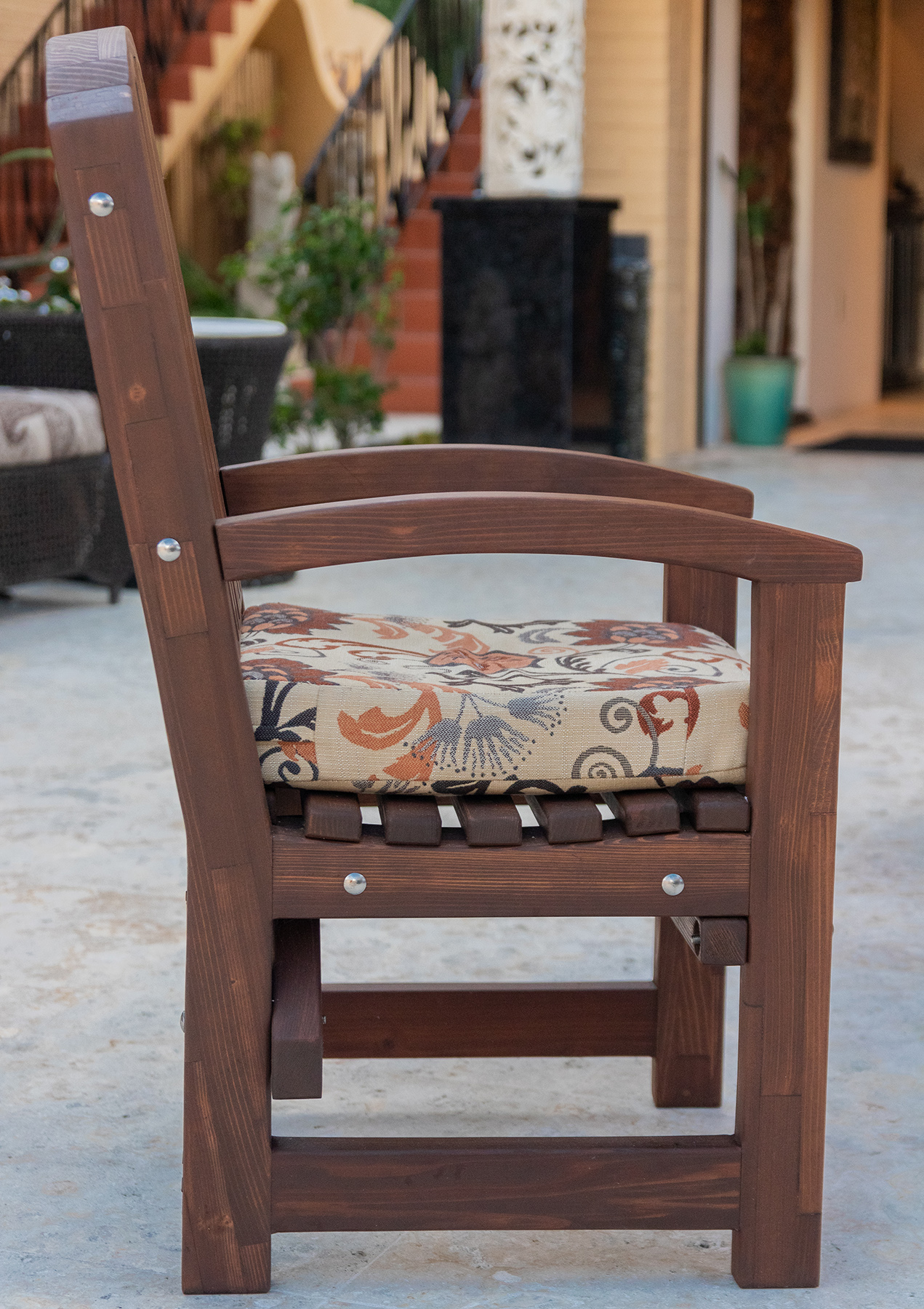 Redwood patio chairs deals